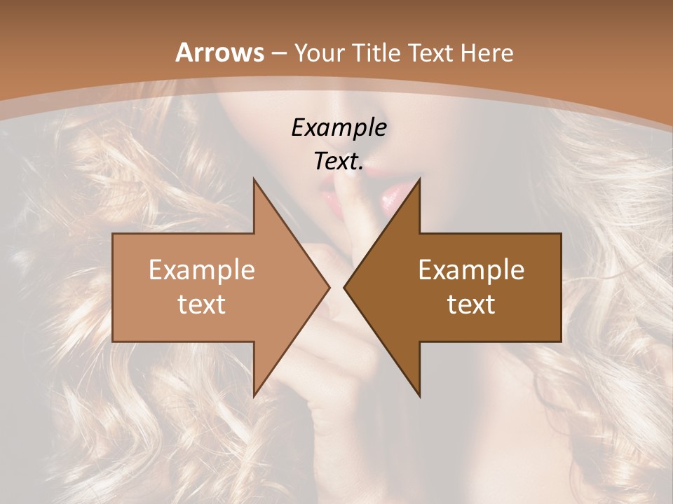 Make Up Beauty Blue Eyes PowerPoint Template