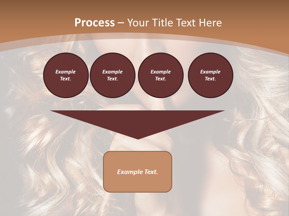 Make Up Beauty Blue Eyes PowerPoint Template