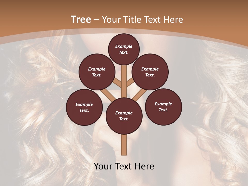 Make Up Beauty Blue Eyes PowerPoint Template