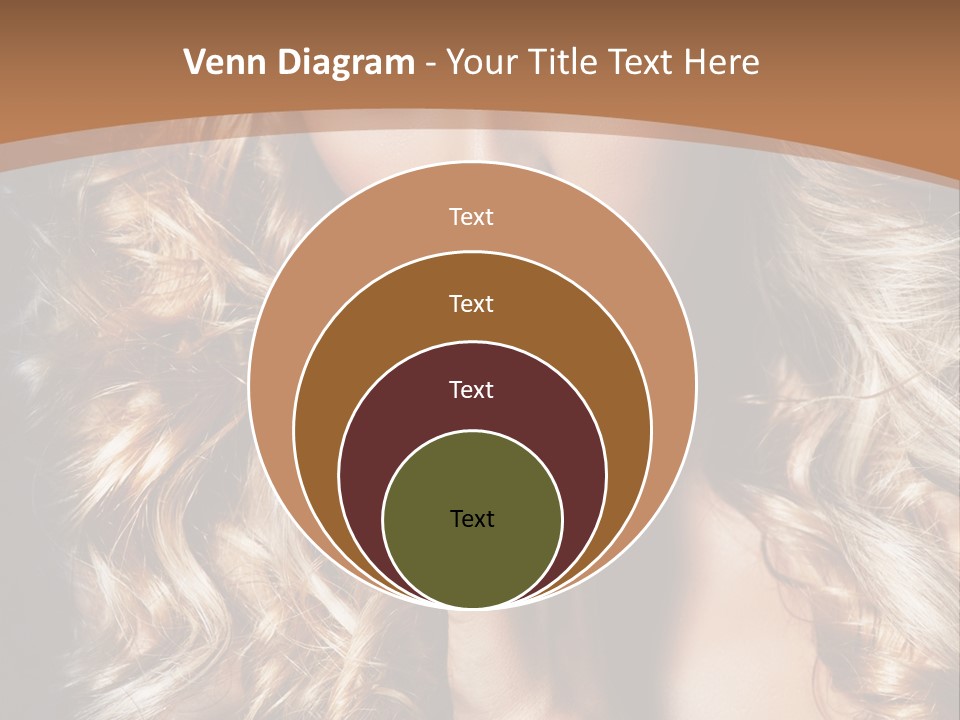 Make Up Beauty Blue Eyes PowerPoint Template