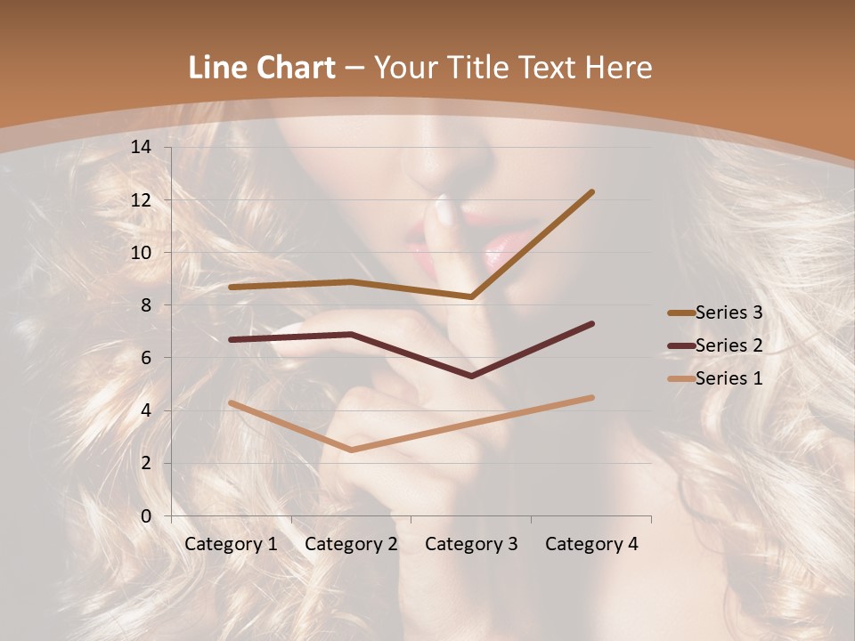 Make Up Beauty Blue Eyes PowerPoint Template