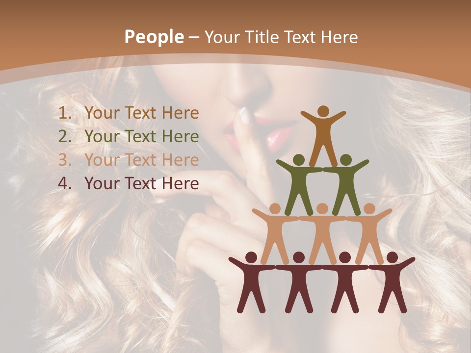 Make Up Beauty Blue Eyes PowerPoint Template