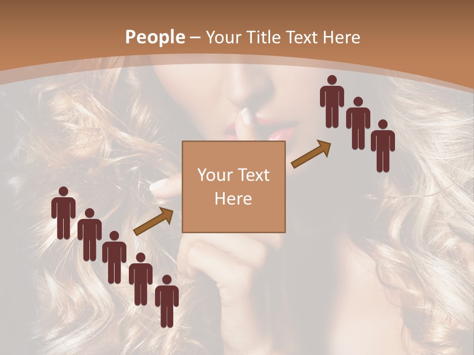 Make Up Beauty Blue Eyes PowerPoint Template