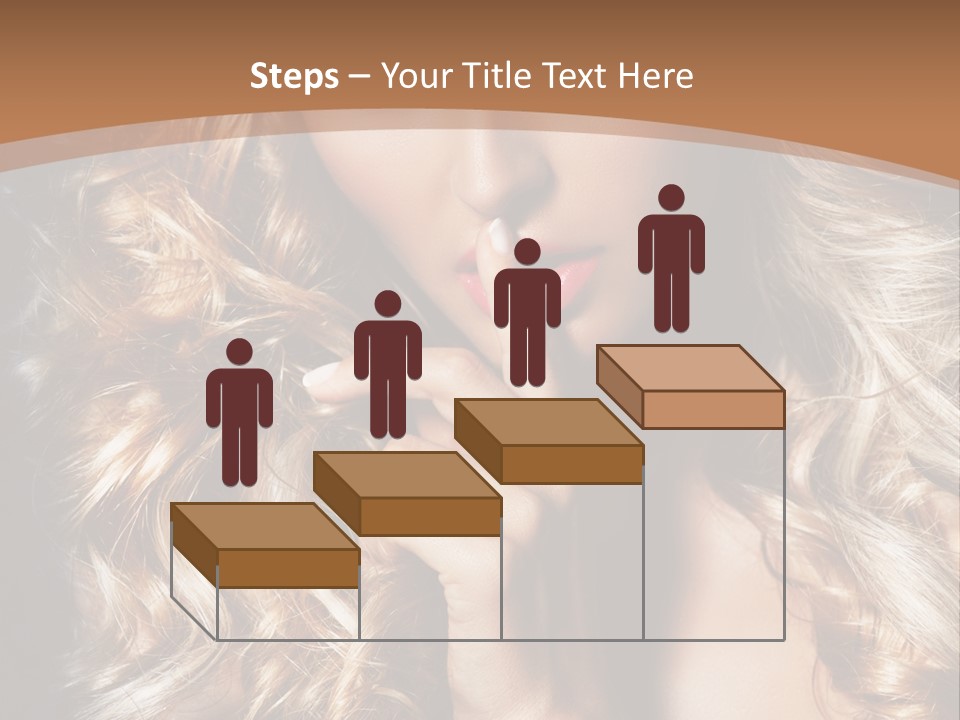 Make Up Beauty Blue Eyes PowerPoint Template