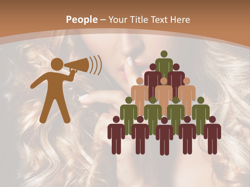 Make Up Beauty Blue Eyes PowerPoint Template