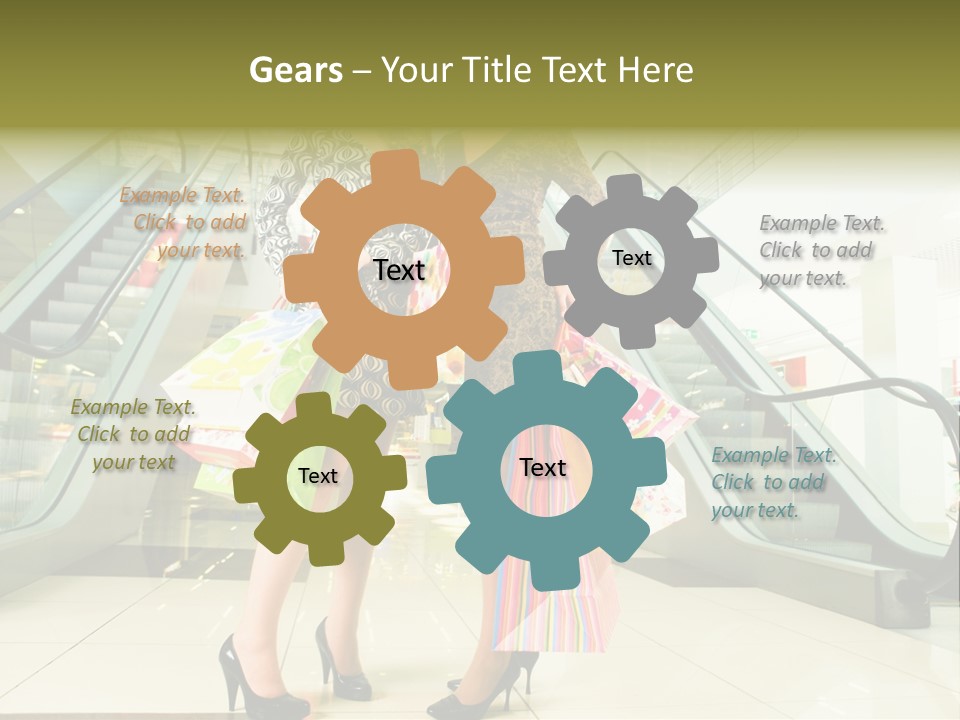 Stylish Indoor Glassy PowerPoint Template