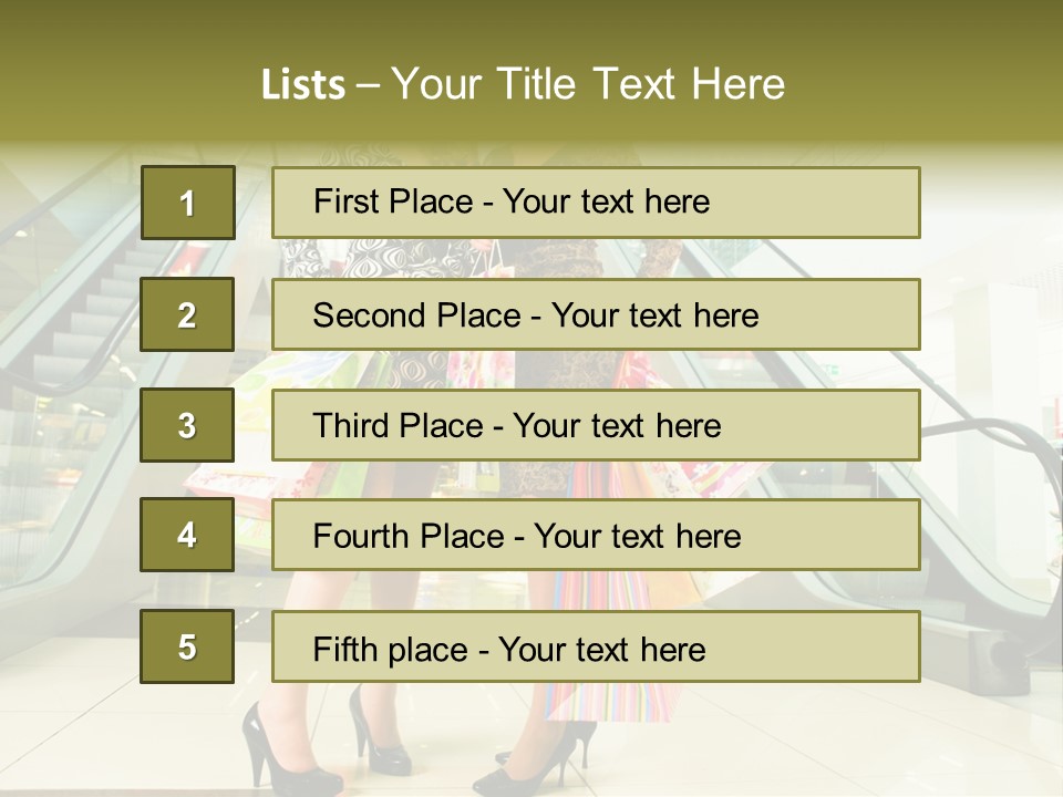 Stylish Indoor Glassy PowerPoint Template