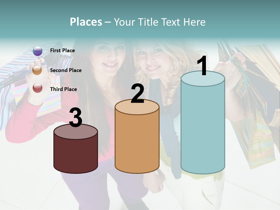 Hold Shopper Shop PowerPoint Template