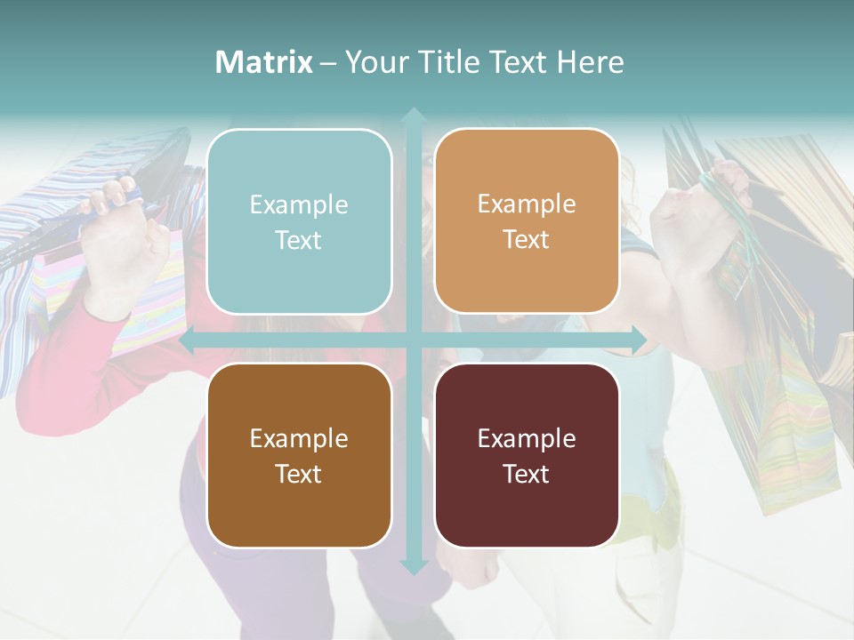 Hold Shopper Shop PowerPoint Template