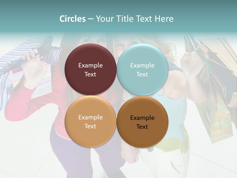 Hold Shopper Shop PowerPoint Template