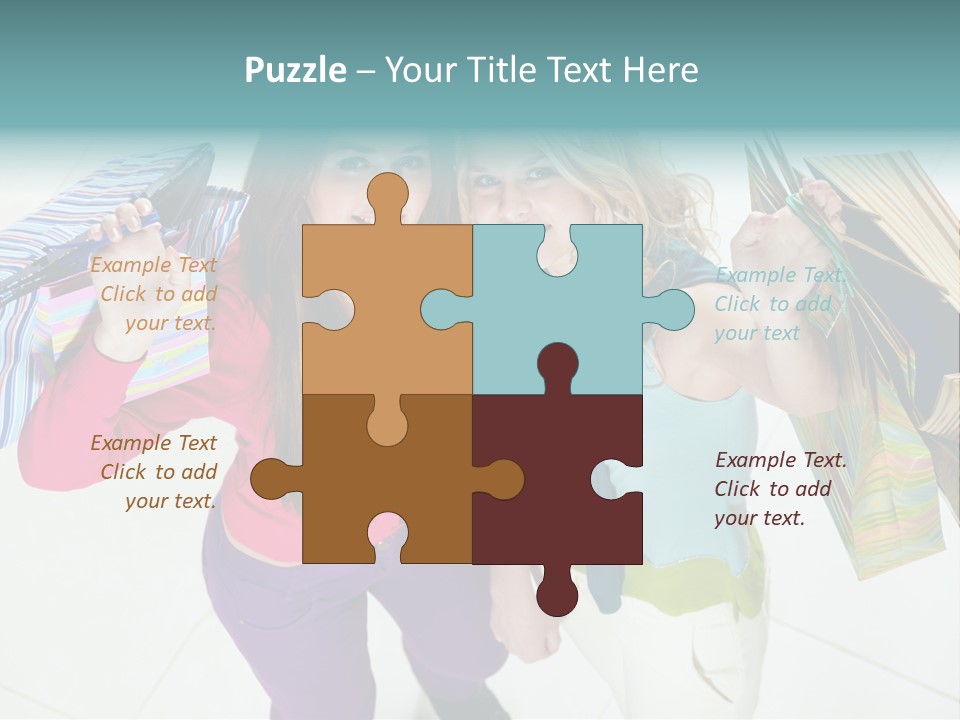 Hold Shopper Shop PowerPoint Template