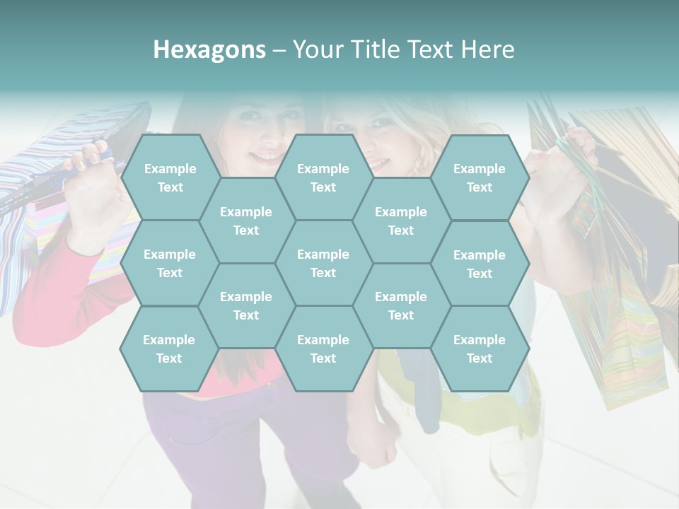 Hold Shopper Shop PowerPoint Template