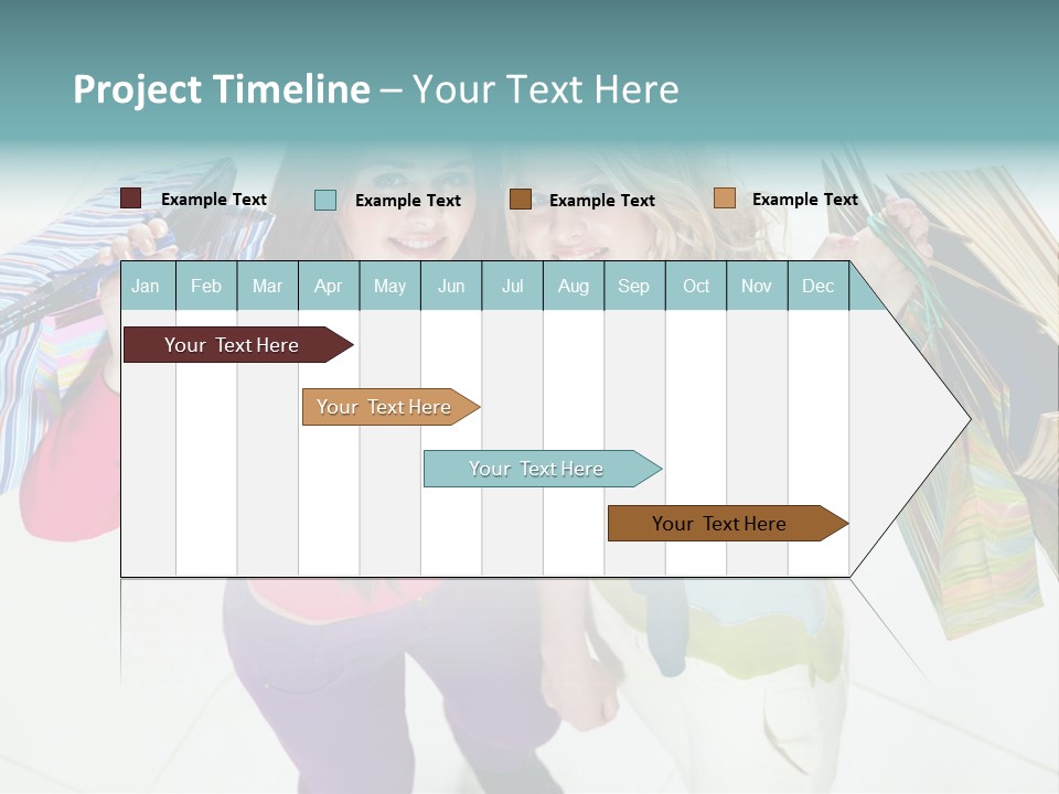 Hold Shopper Shop PowerPoint Template