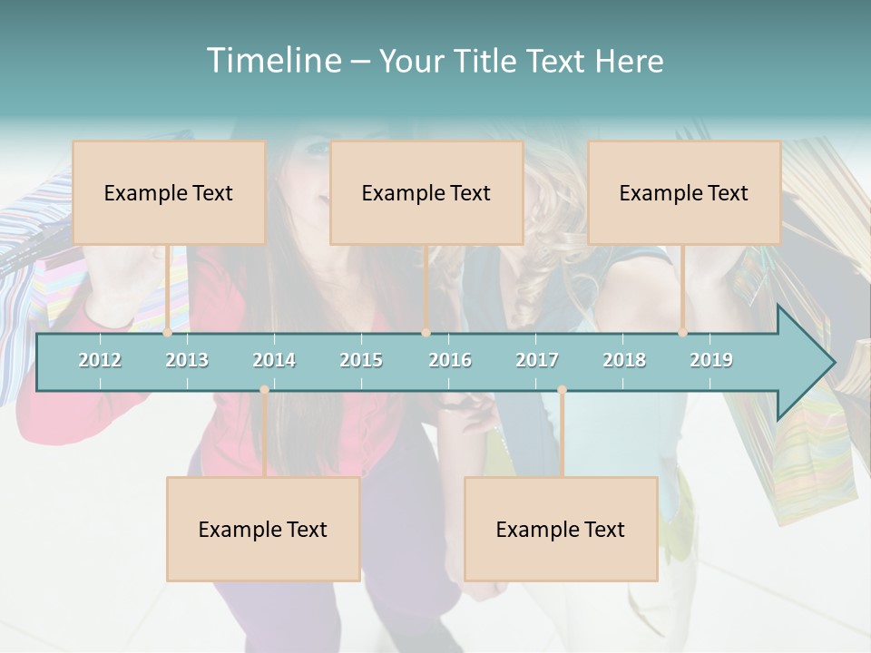 Hold Shopper Shop PowerPoint Template