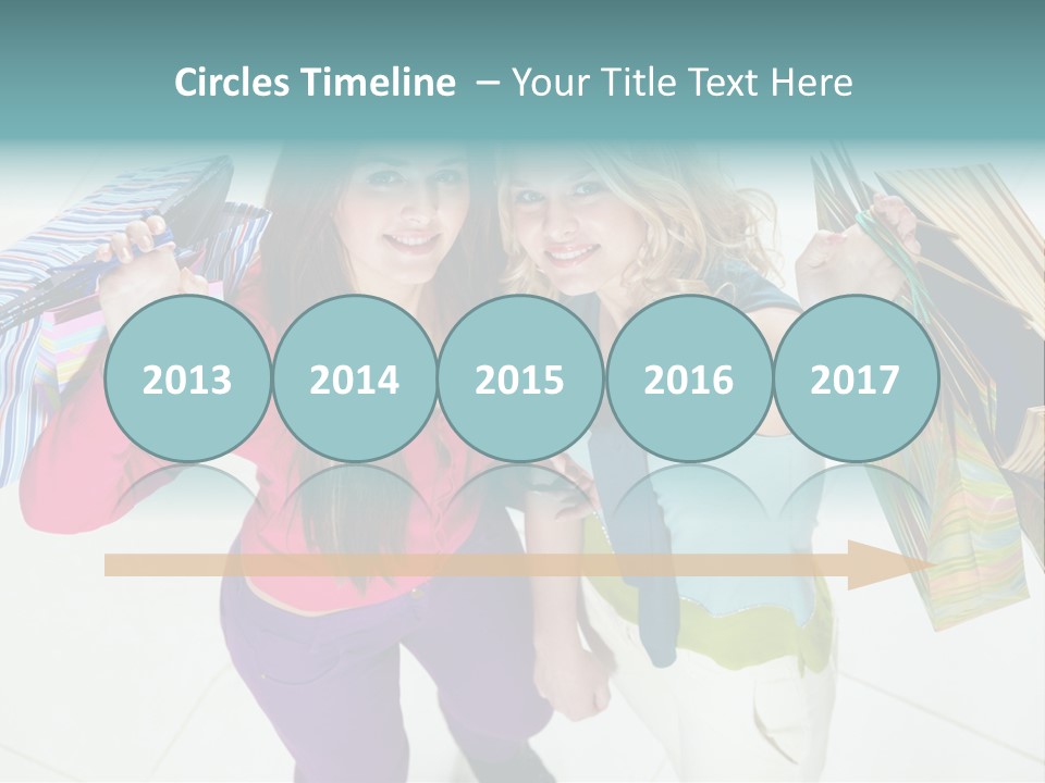 Hold Shopper Shop PowerPoint Template