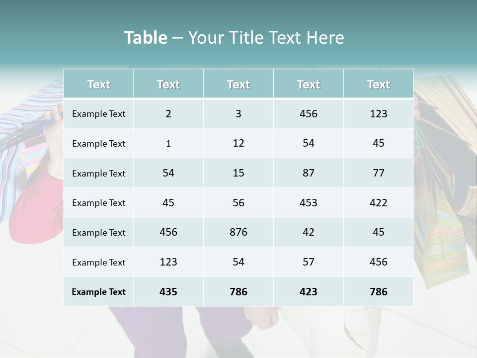 Hold Shopper Shop PowerPoint Template