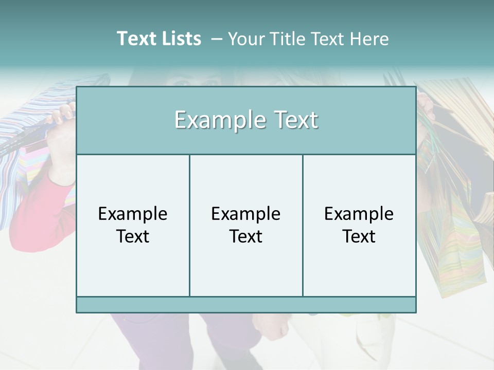 Hold Shopper Shop PowerPoint Template