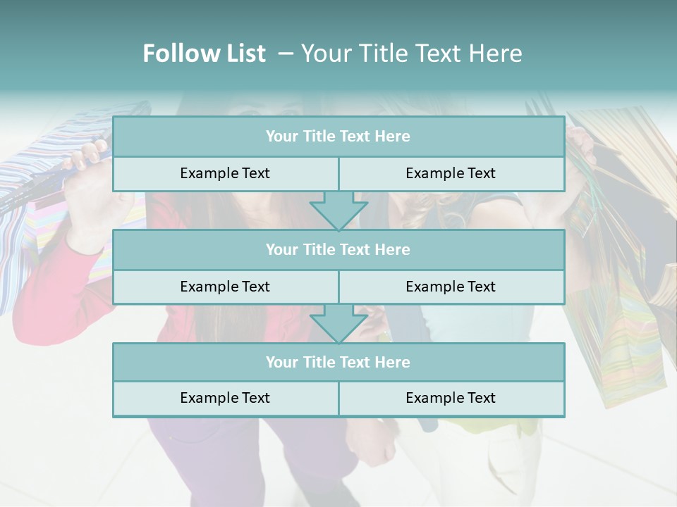 Hold Shopper Shop PowerPoint Template