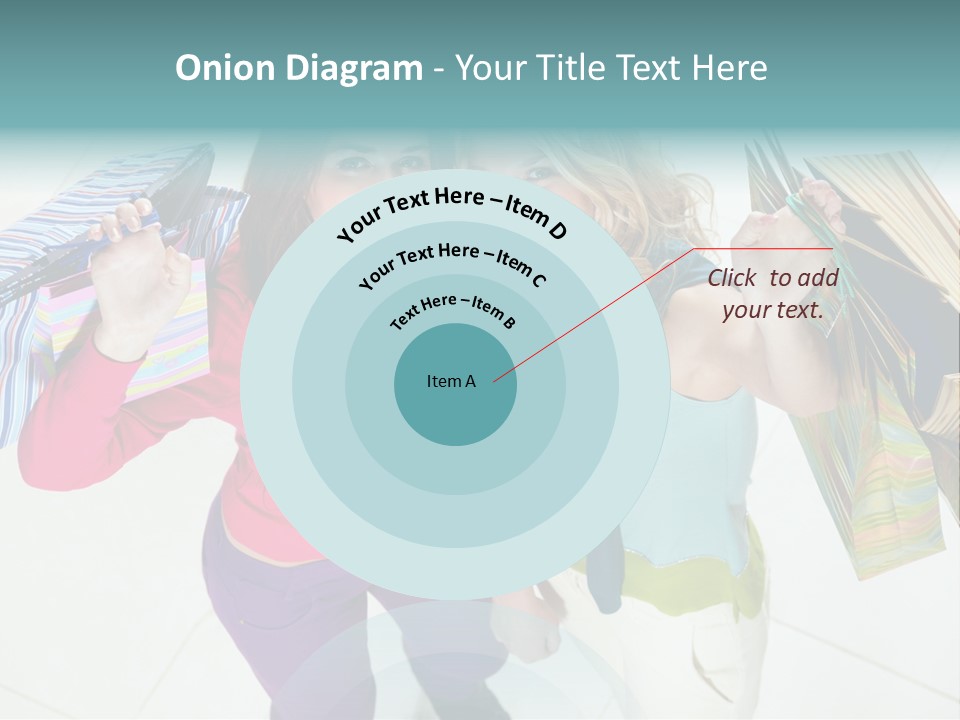 Hold Shopper Shop PowerPoint Template