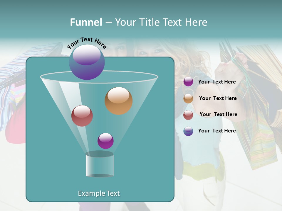 Hold Shopper Shop PowerPoint Template