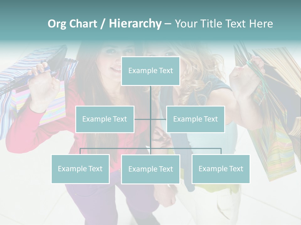 Hold Shopper Shop PowerPoint Template