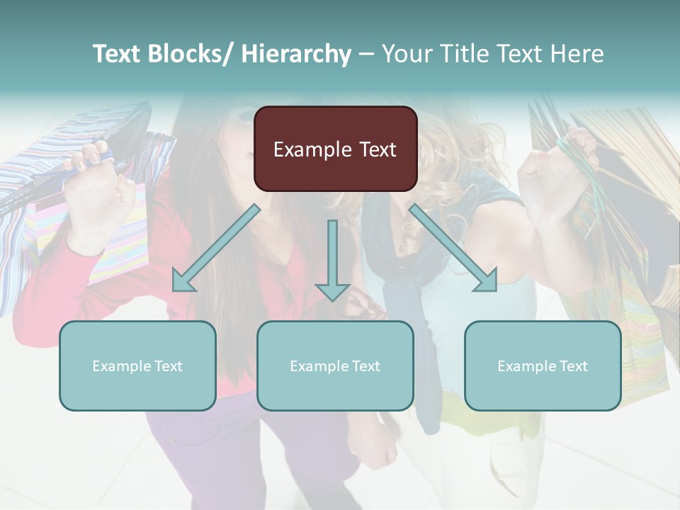 Hold Shopper Shop PowerPoint Template