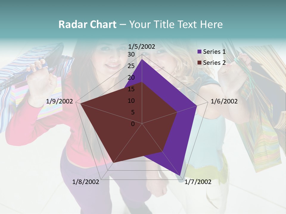 Hold Shopper Shop PowerPoint Template