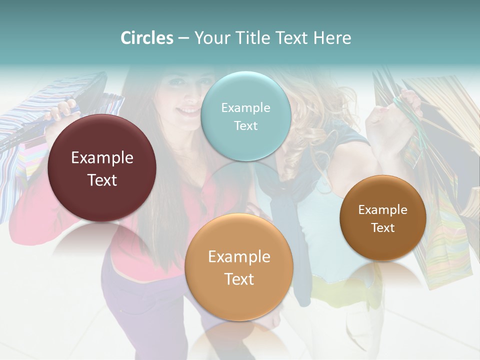 Hold Shopper Shop PowerPoint Template