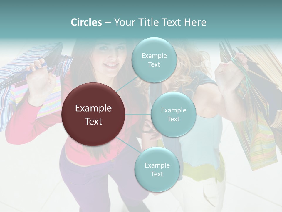 Hold Shopper Shop PowerPoint Template