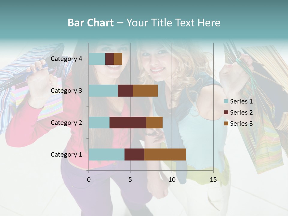 Hold Shopper Shop PowerPoint Template