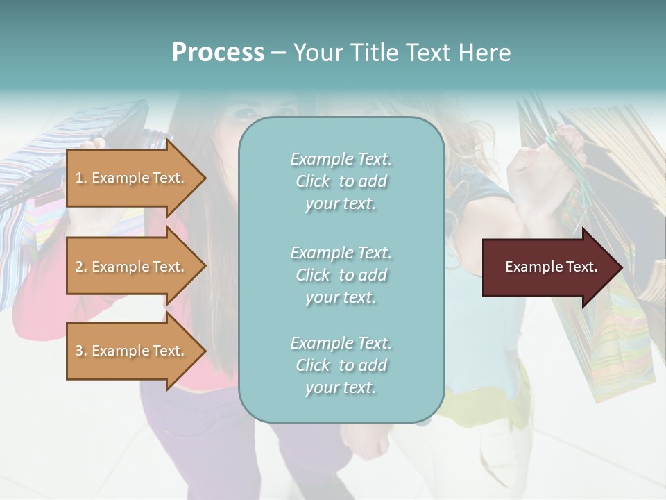 Hold Shopper Shop PowerPoint Template