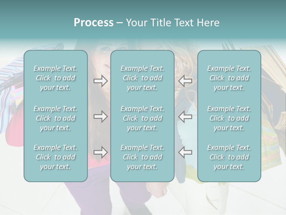 Hold Shopper Shop PowerPoint Template