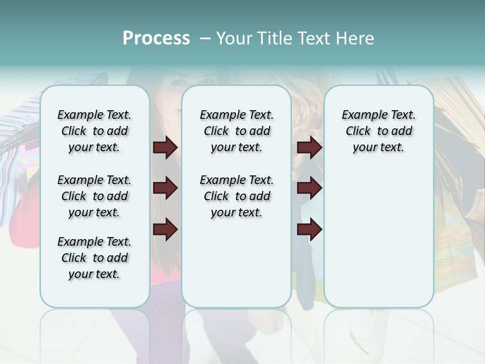 Hold Shopper Shop PowerPoint Template