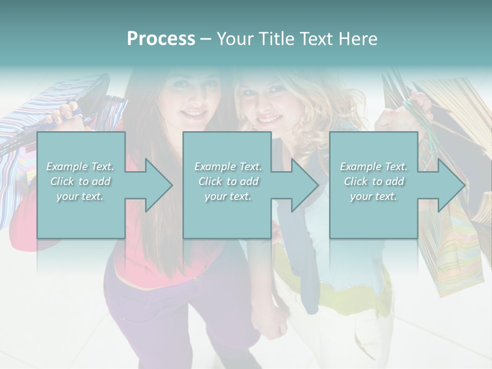 Hold Shopper Shop PowerPoint Template