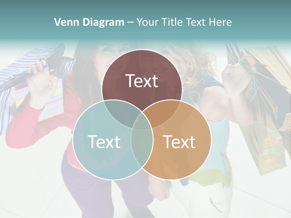 Hold Shopper Shop PowerPoint Template