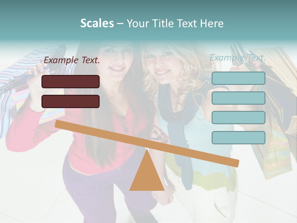 Hold Shopper Shop PowerPoint Template