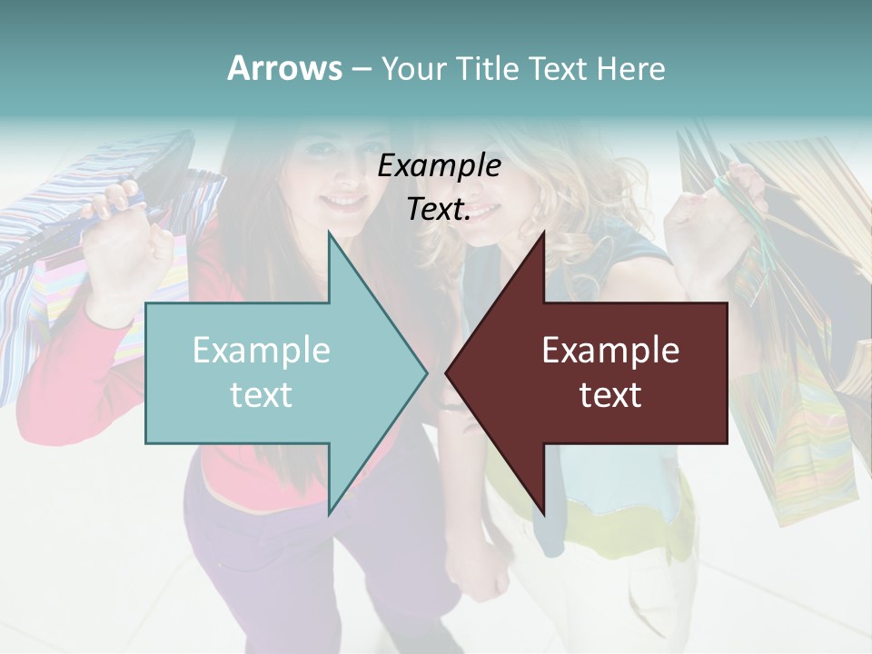 Hold Shopper Shop PowerPoint Template