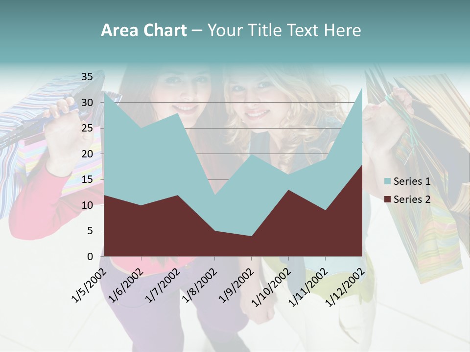 Hold Shopper Shop PowerPoint Template