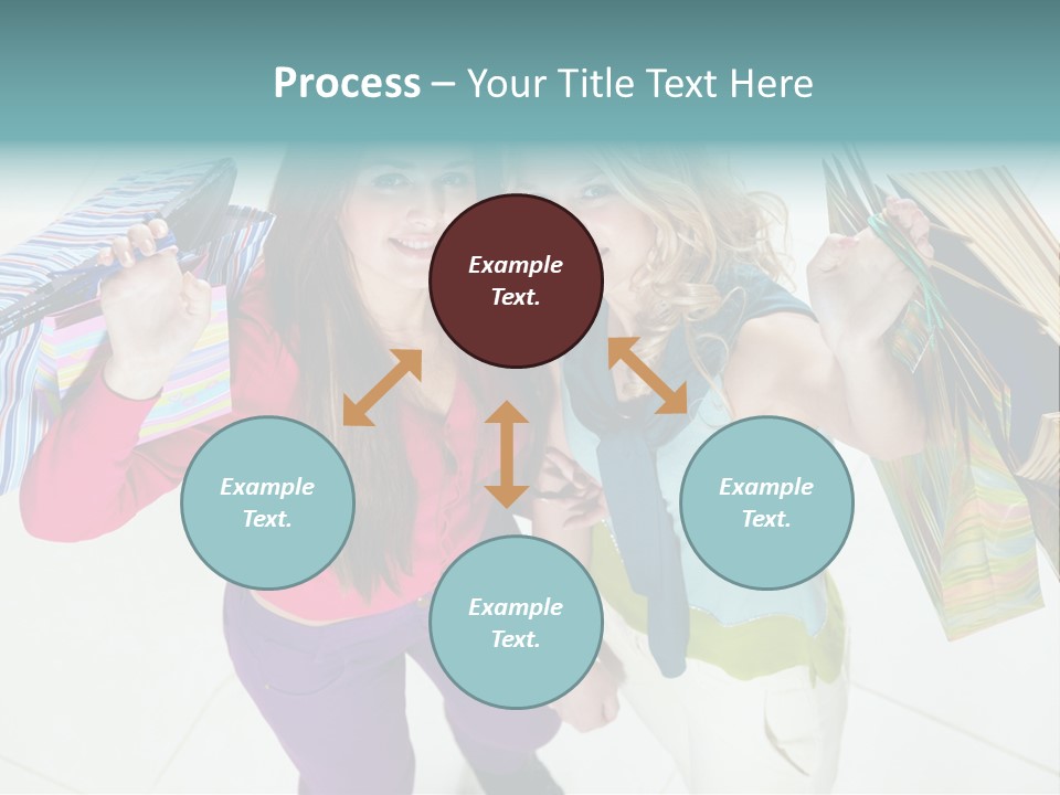 Hold Shopper Shop PowerPoint Template