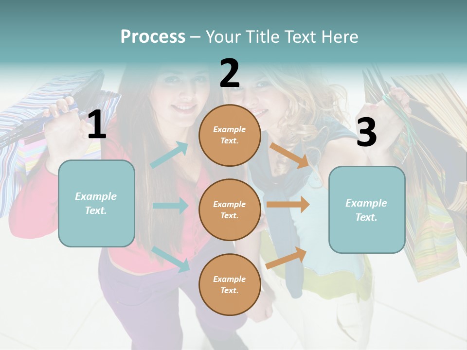 Hold Shopper Shop PowerPoint Template