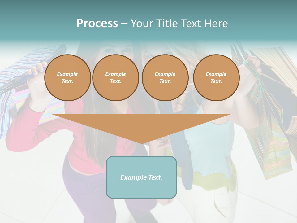 Hold Shopper Shop PowerPoint Template