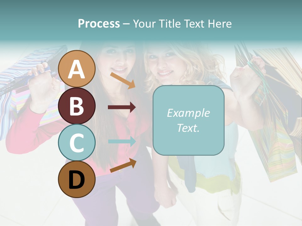 Hold Shopper Shop PowerPoint Template