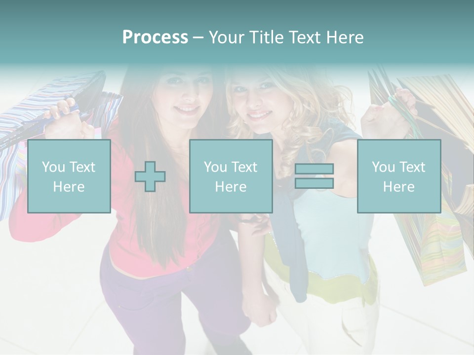 Hold Shopper Shop PowerPoint Template