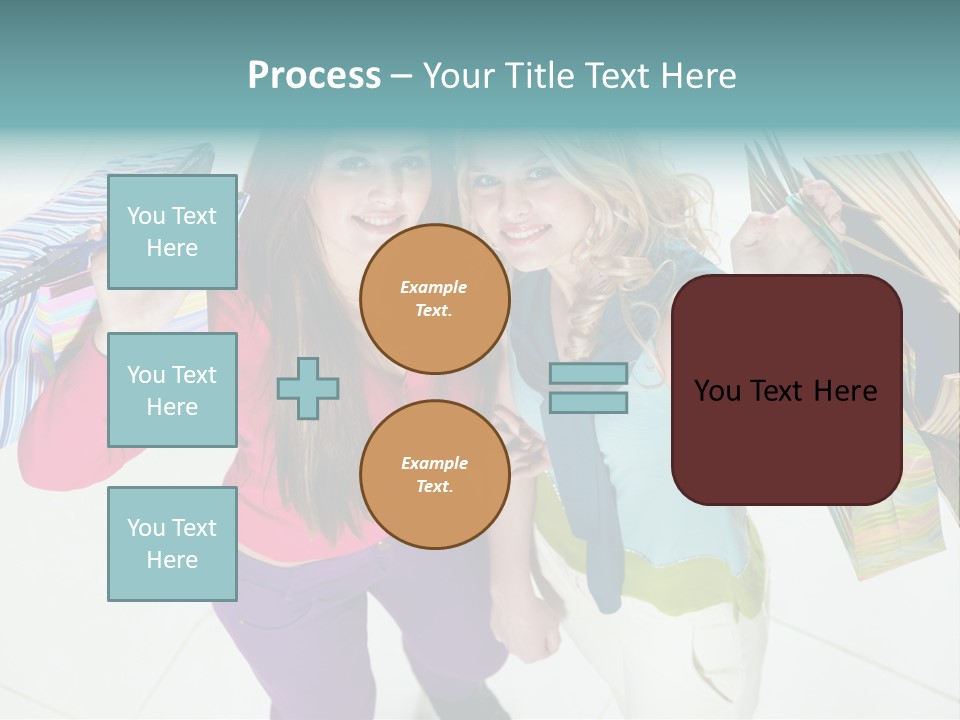 Hold Shopper Shop PowerPoint Template