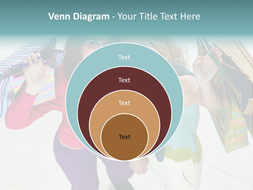 Hold Shopper Shop PowerPoint Template