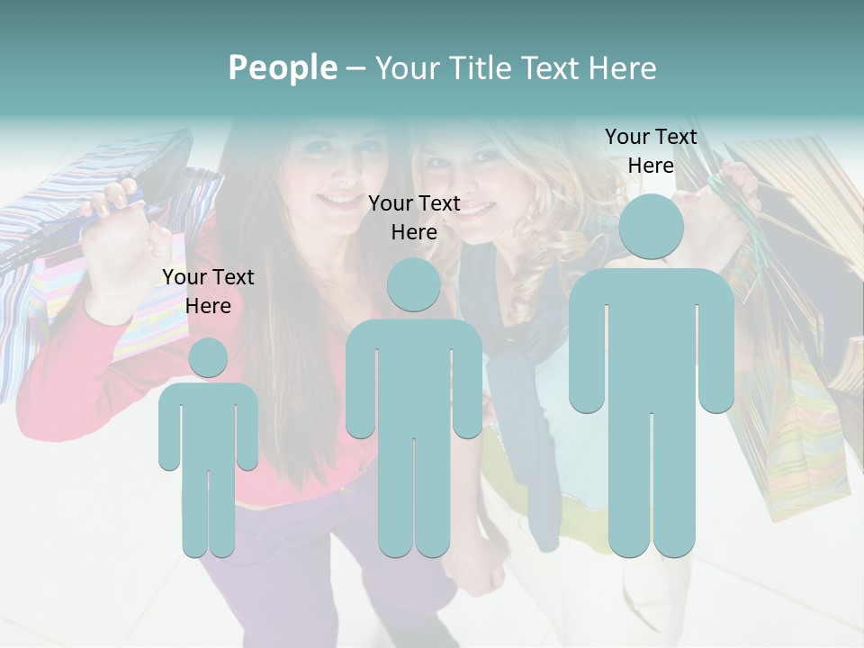 Hold Shopper Shop PowerPoint Template