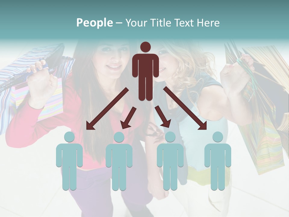 Hold Shopper Shop PowerPoint Template