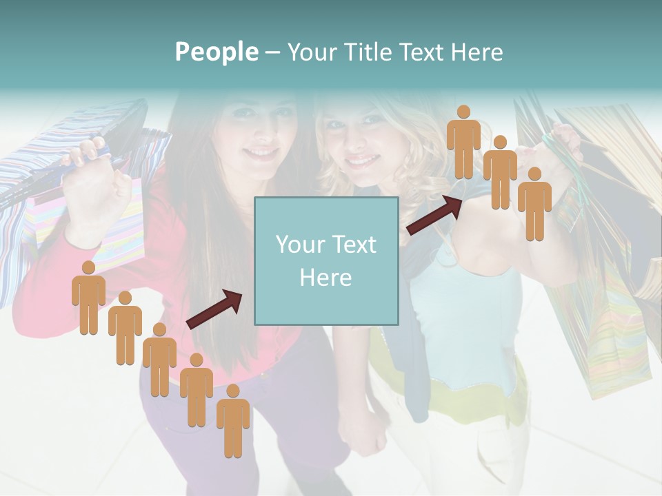 Hold Shopper Shop PowerPoint Template