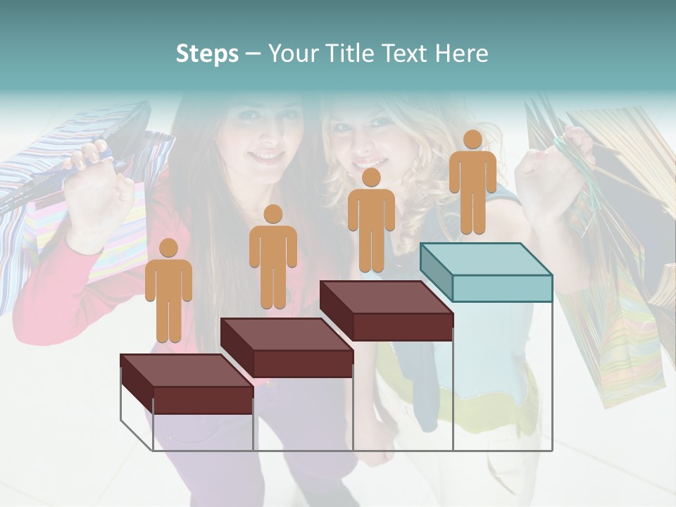 Hold Shopper Shop PowerPoint Template