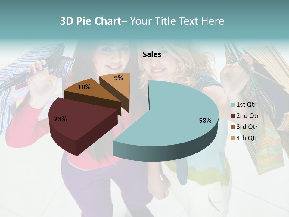 Hold Shopper Shop PowerPoint Template